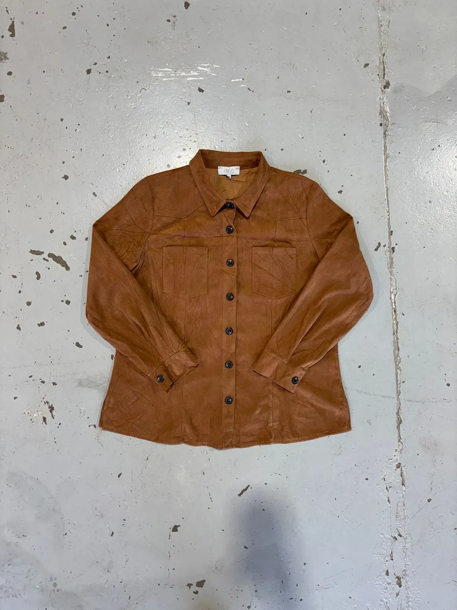Women's Brown Choice Shacket - 46
