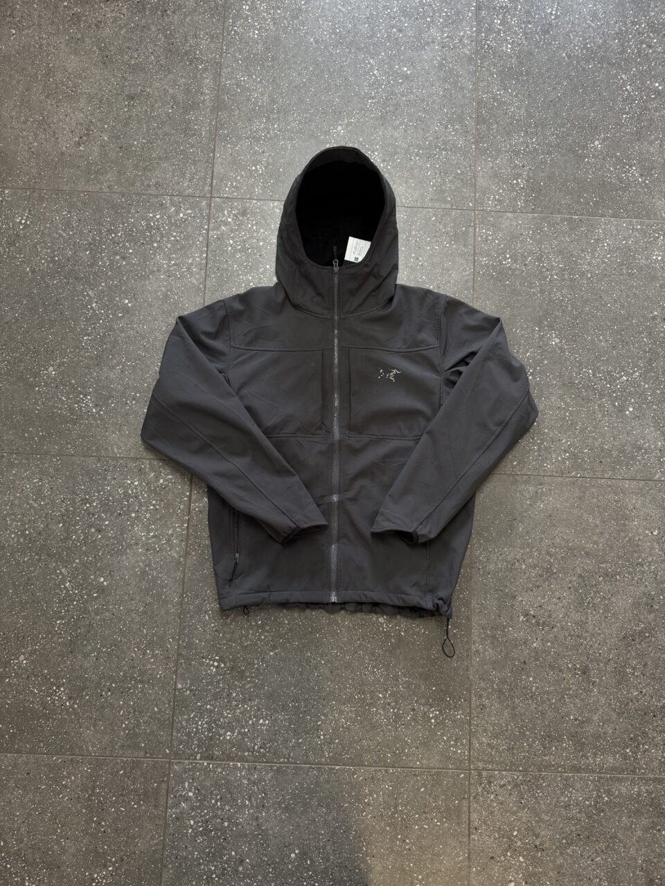 Vintage Grey Arc'teryx Windbreaker Jacket - Large
