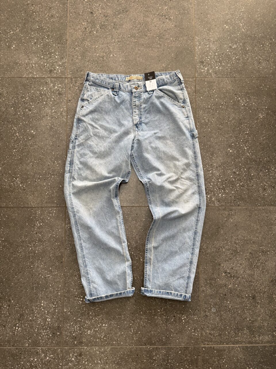 Vintage Blue Lee Dungarees Cut Capenter Jeans - 36 x 32 (Large)