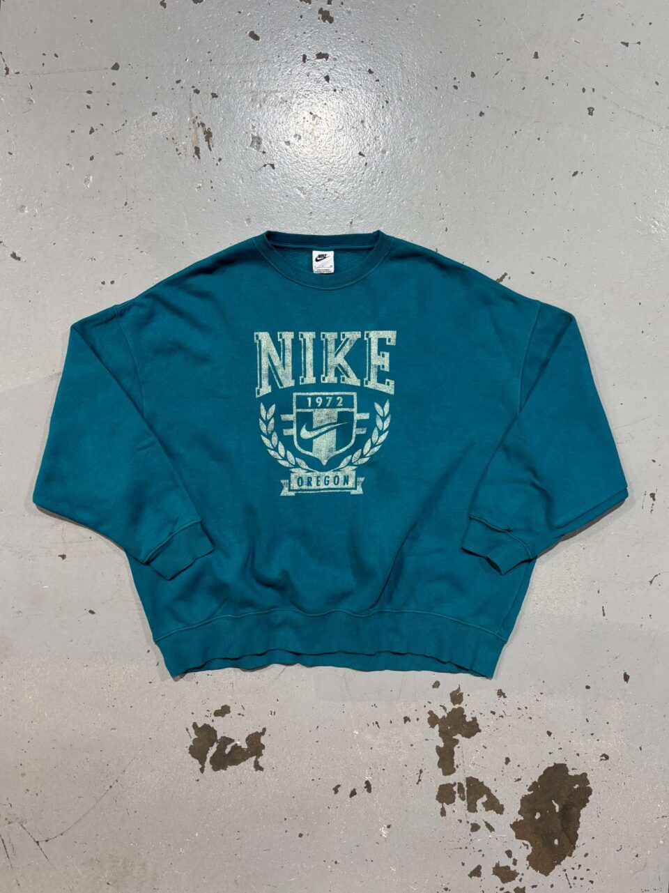Geode Teal Nike Sportswear Crewneck Sweater - Small