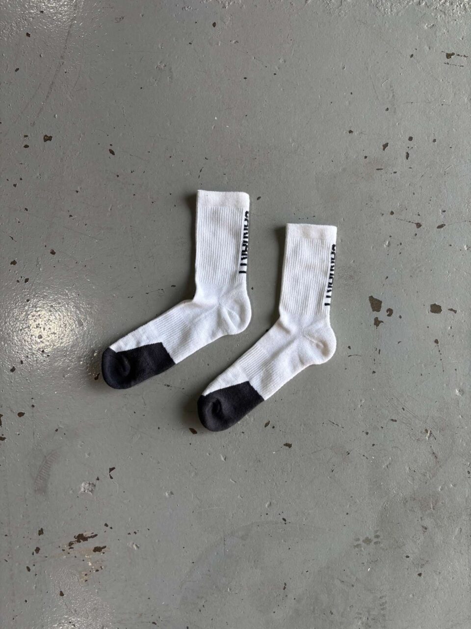 White Carhartt Force Midweight Logo Crew Socks - OSFM