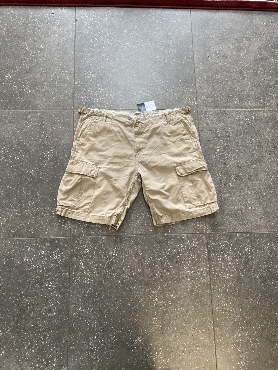 Khaki Carhartt WIP Cargo Aviation Shorts - Extra Extra Large (40)