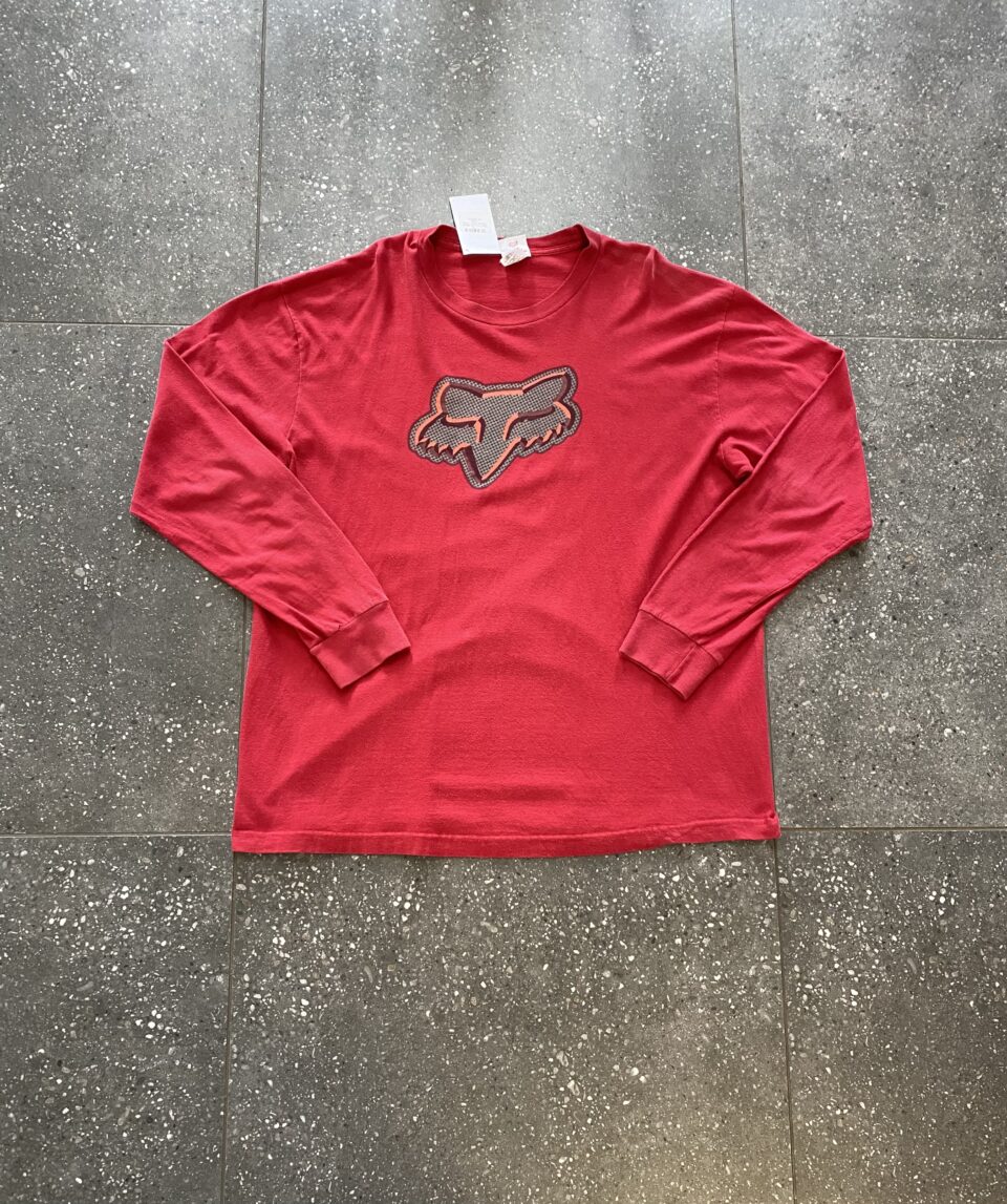 Red Fox Long Sleeve Racing T-Shirt - Extra Large