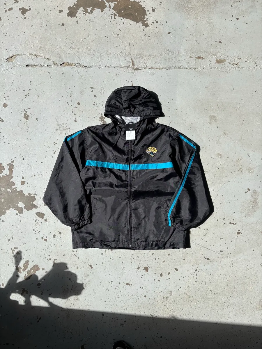Vintage Jacksonville Jaguars Rain Windbreaker Jacket - Medium
