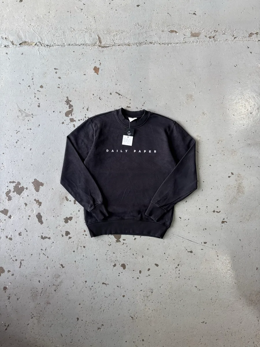 Black Daily Paper Alias Crewneck Sweater - Extra Small