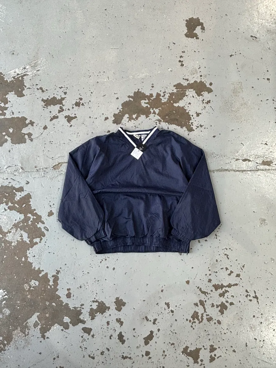 Vintage Navy Blue Top Ten Authentics Windbreaker - Extra Extra Large