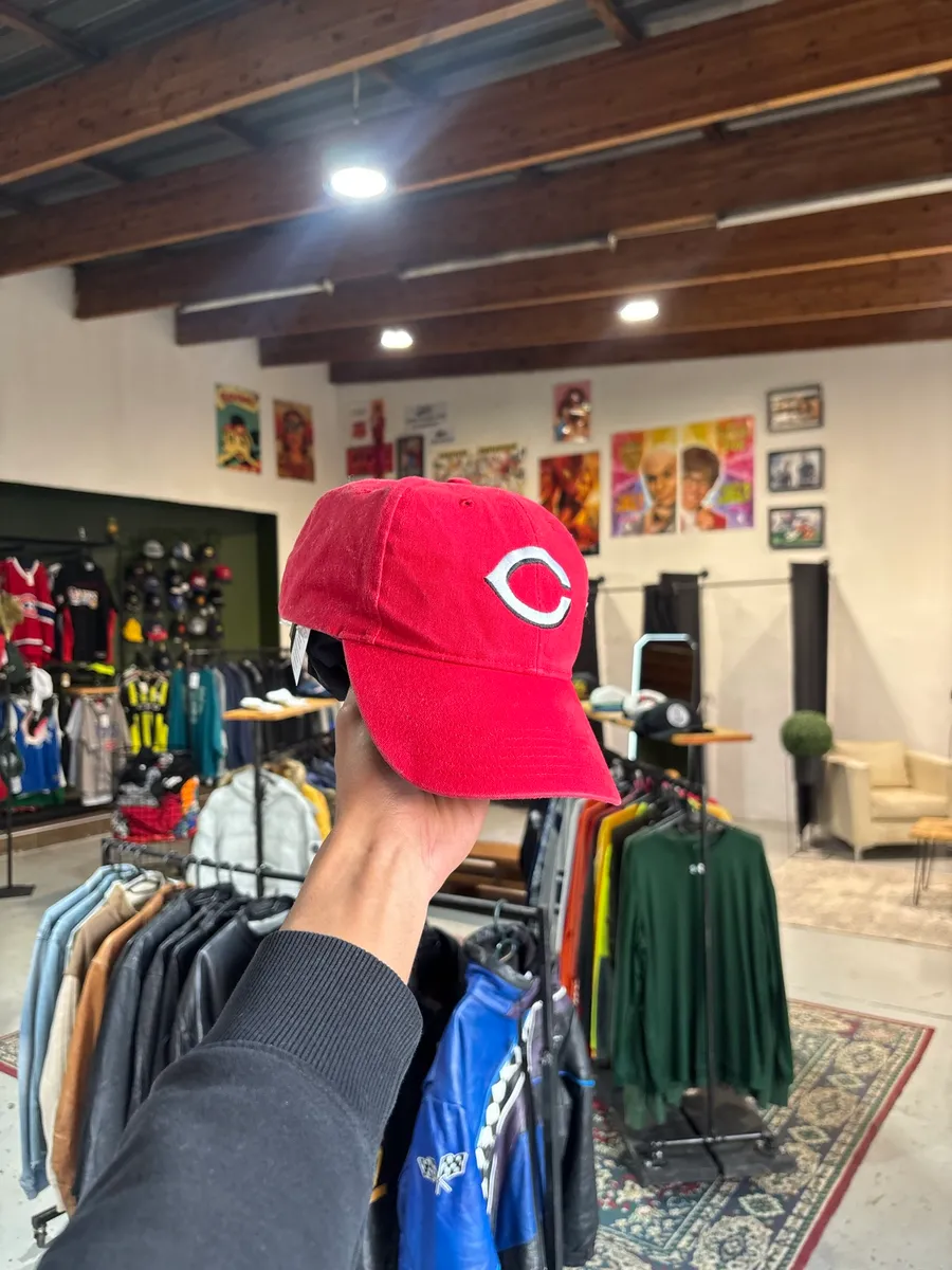 Red Cincinnati Reds Clean Up Adjustable Hat - OSFA