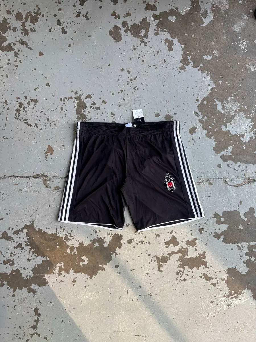 Black Adidas Beşiktaş JK Football Shorts - Extra Large