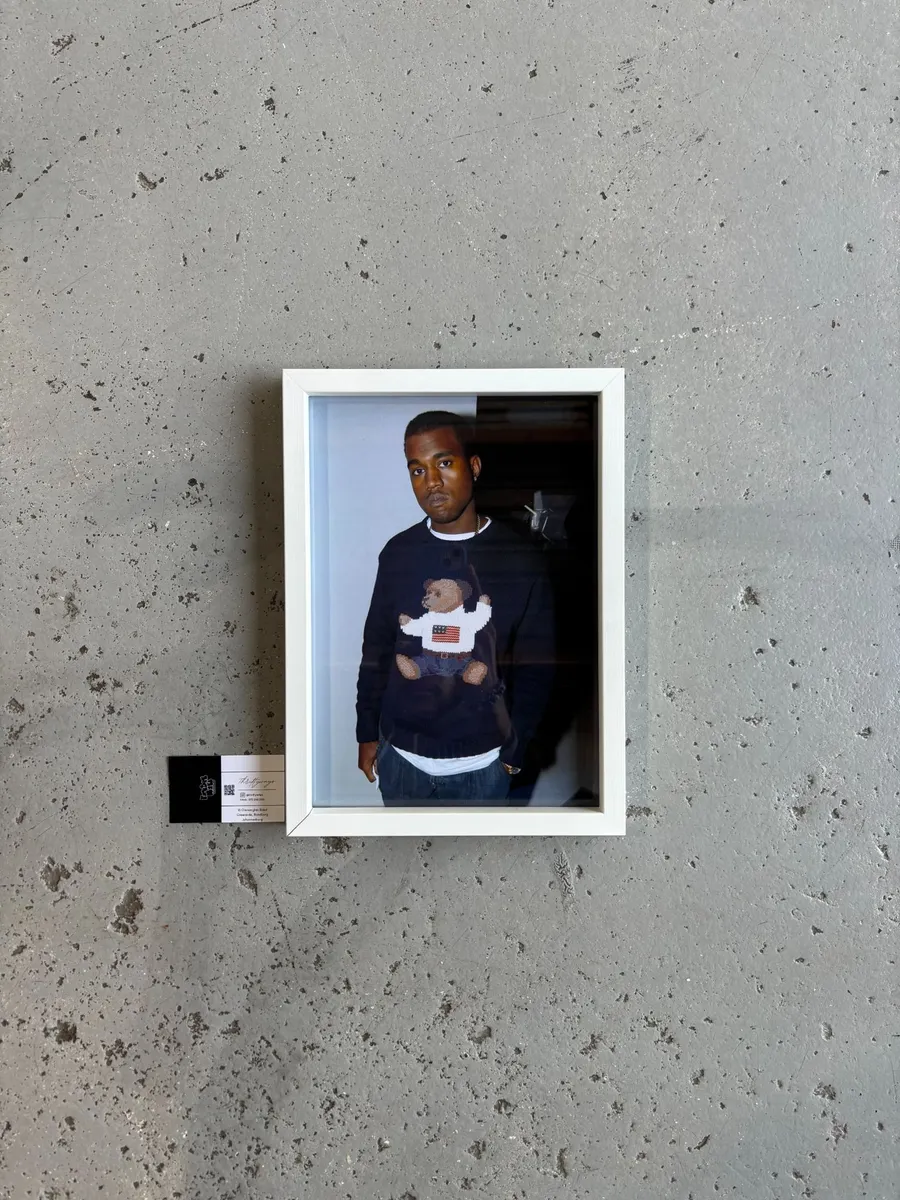 Framed Kanye West in Ralph A4 Print