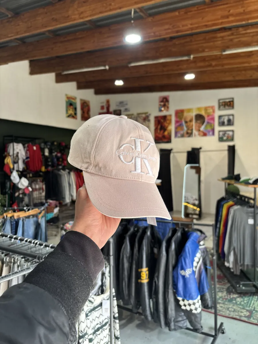 Powder Pink Calvin Klein Jeans Monogram Cap - OSFA