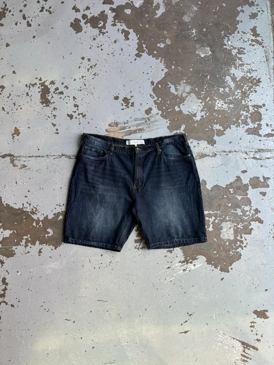 Dark Wash Rivers Denim Shorts - 44 (Extra Large)