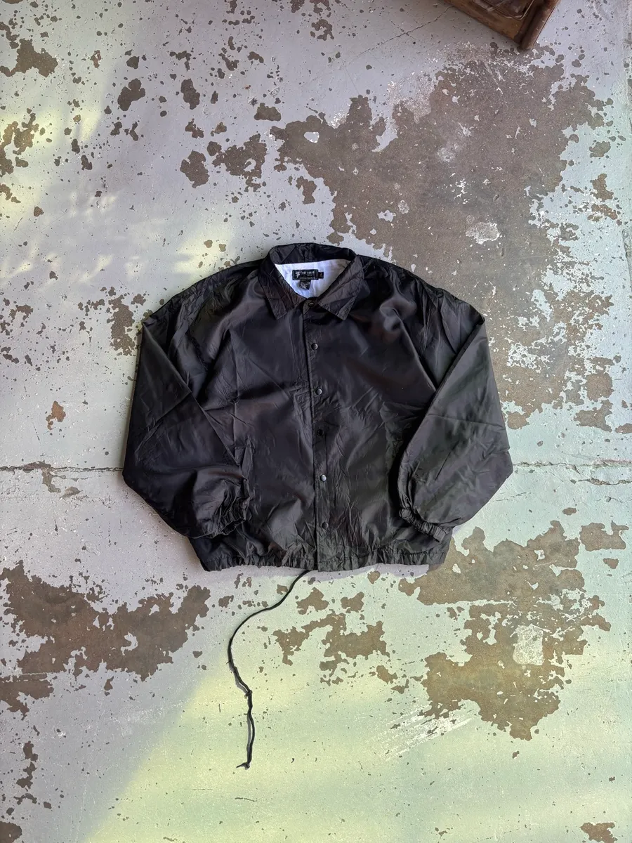 Black Tact Squad 1111 Button-Up Lined Windbreaker - Extra Extra Large
