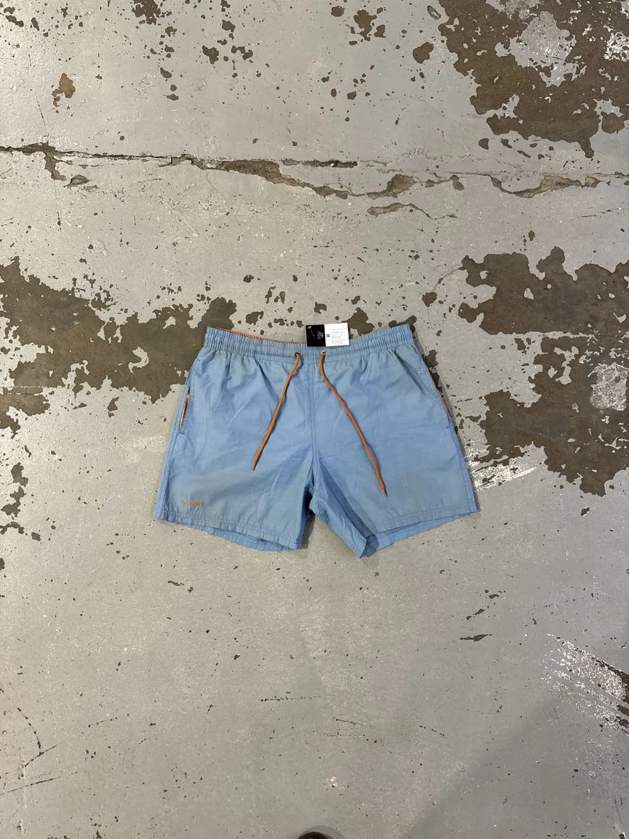 Lacoste Baby Blue Solid Quick-Dry Swim Trunks - Large (5)
