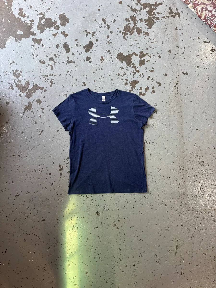 Women's Navy Blue Under Armour T-Shirt - Large