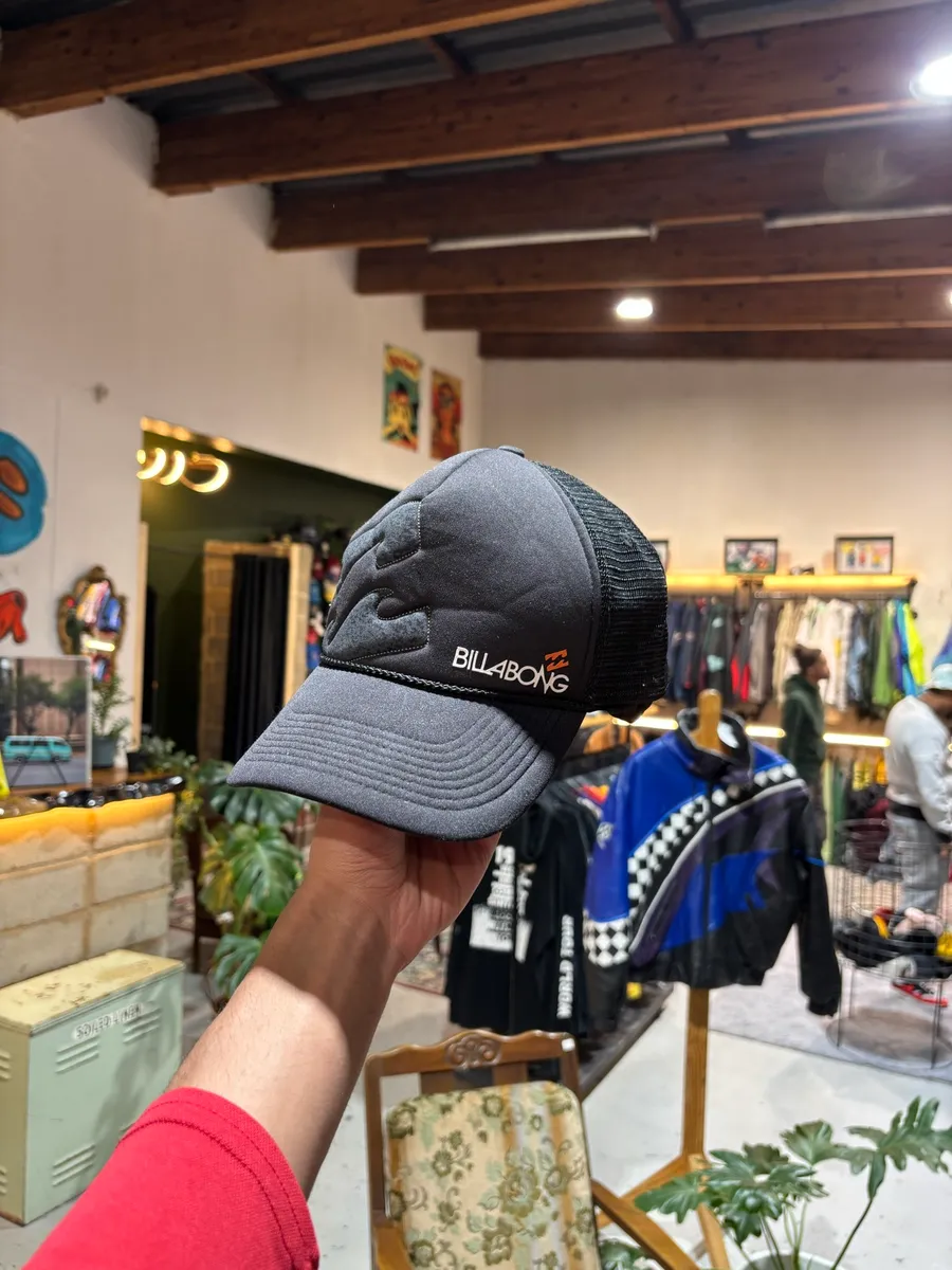 Black Billabong Trucker Cap - OSFA
