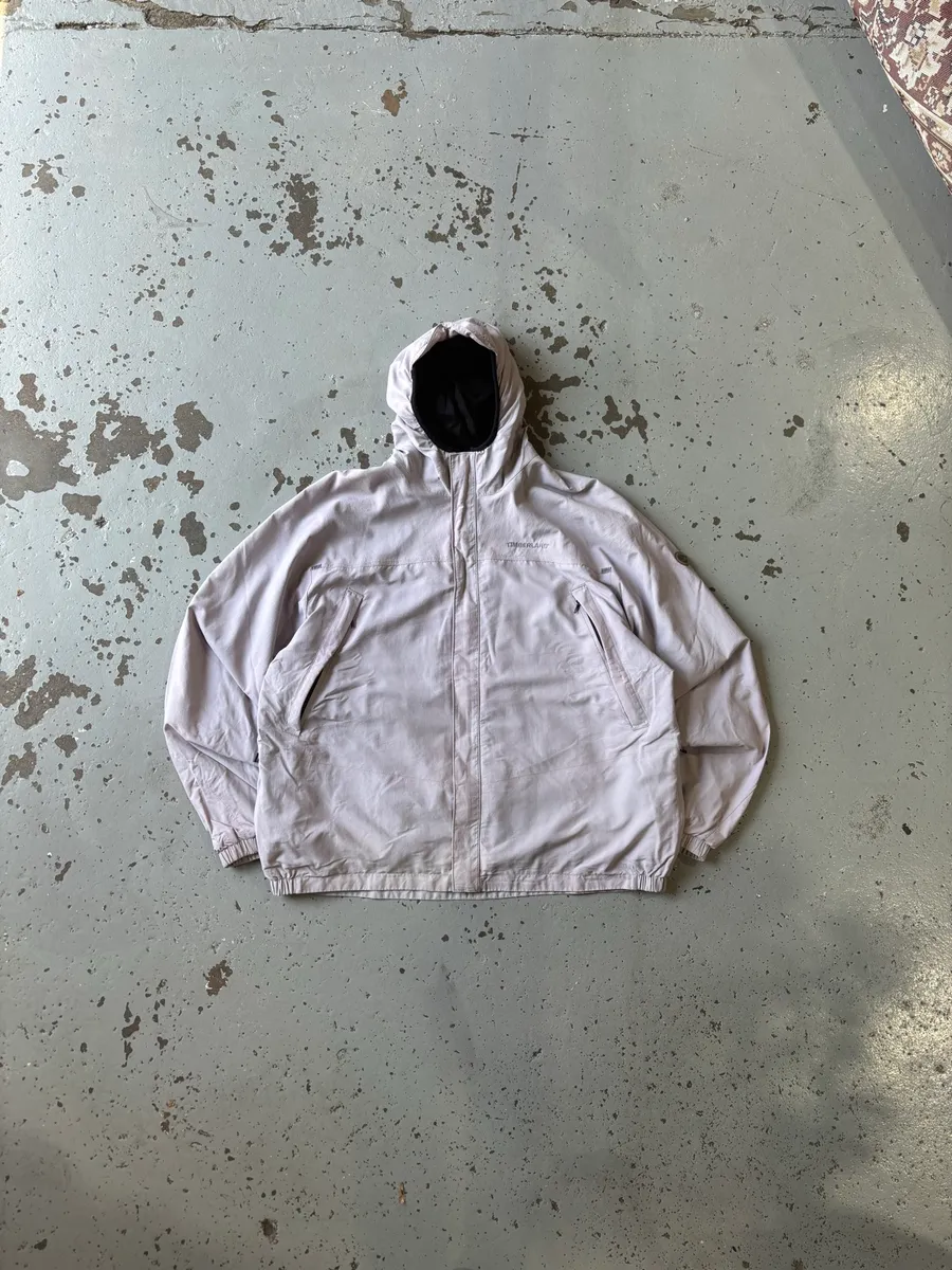 Light Grey Timberland Hooded Shell Jacket - Extra Extra Large