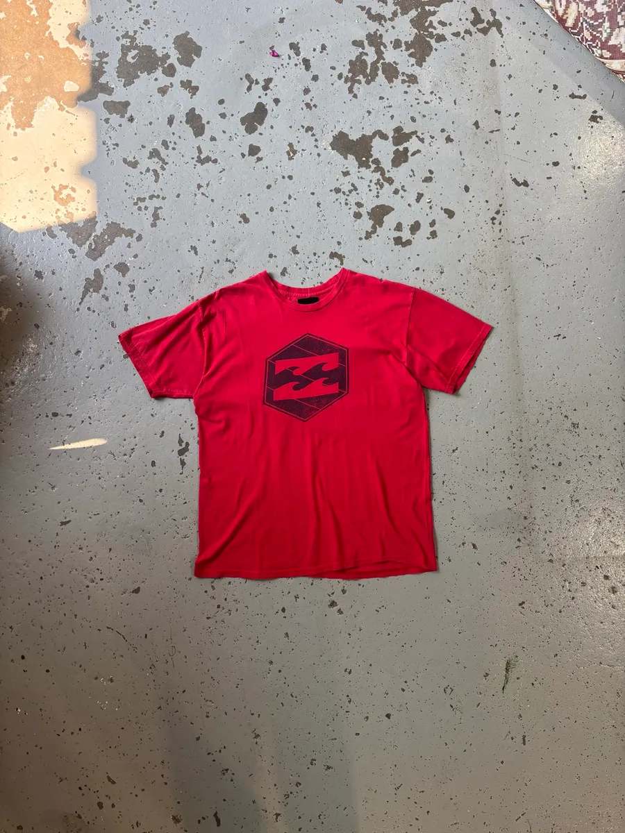 Red Billabong Short-Sleeve T-Shirt - Large