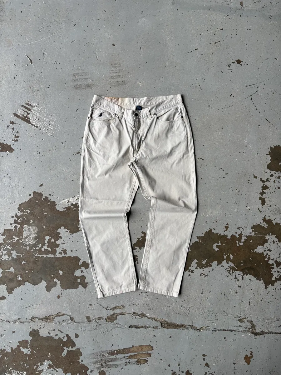 Beige Polo Ralph Lauren Chinos - 36 (Large)