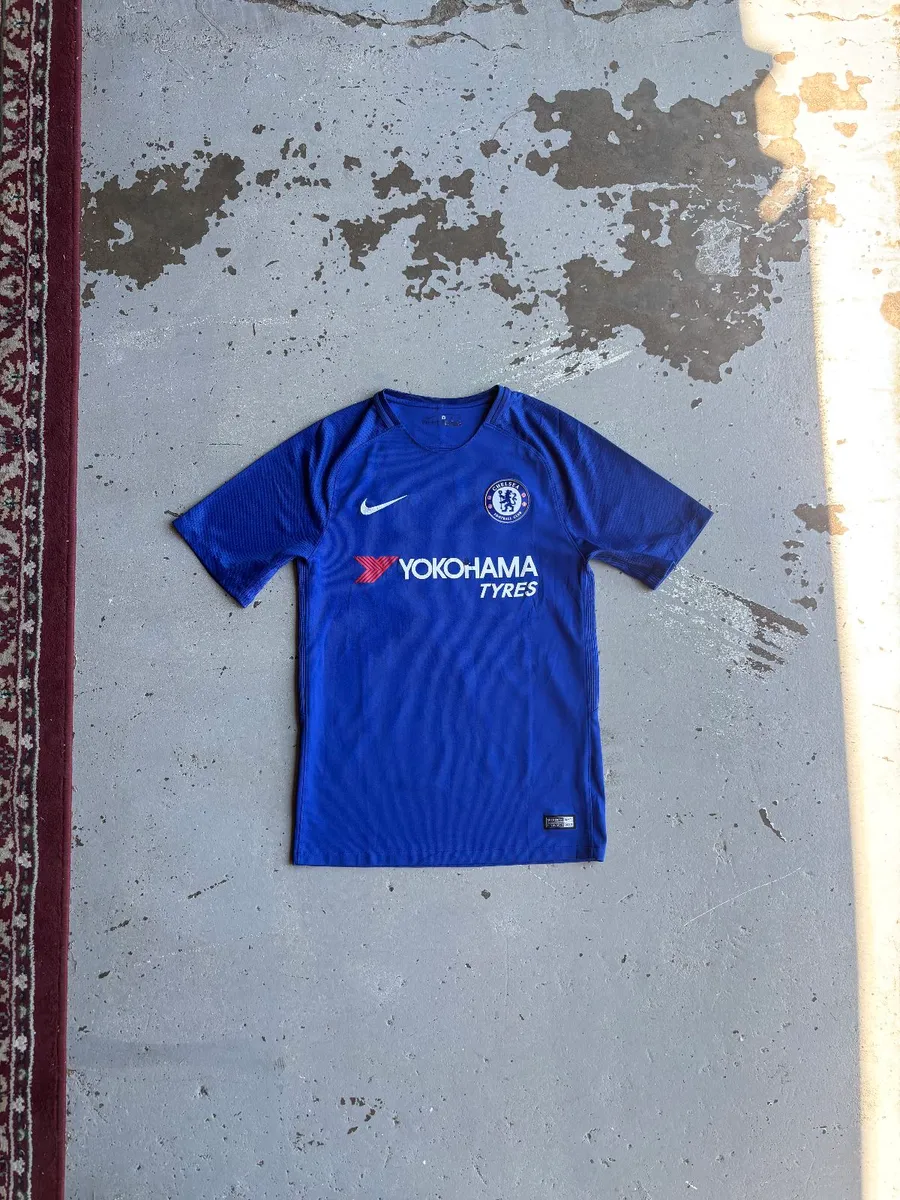 Blue Nike Chelsea FC 2017/18 Home Football Jersey - Small