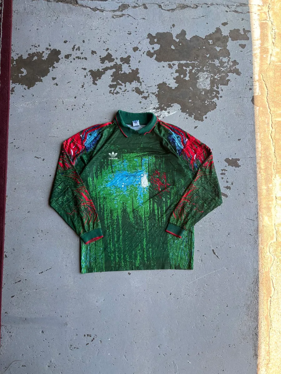 Vintage Multicolour Adidas Romania 1993 First Goalkeeper Kit - Extra Large