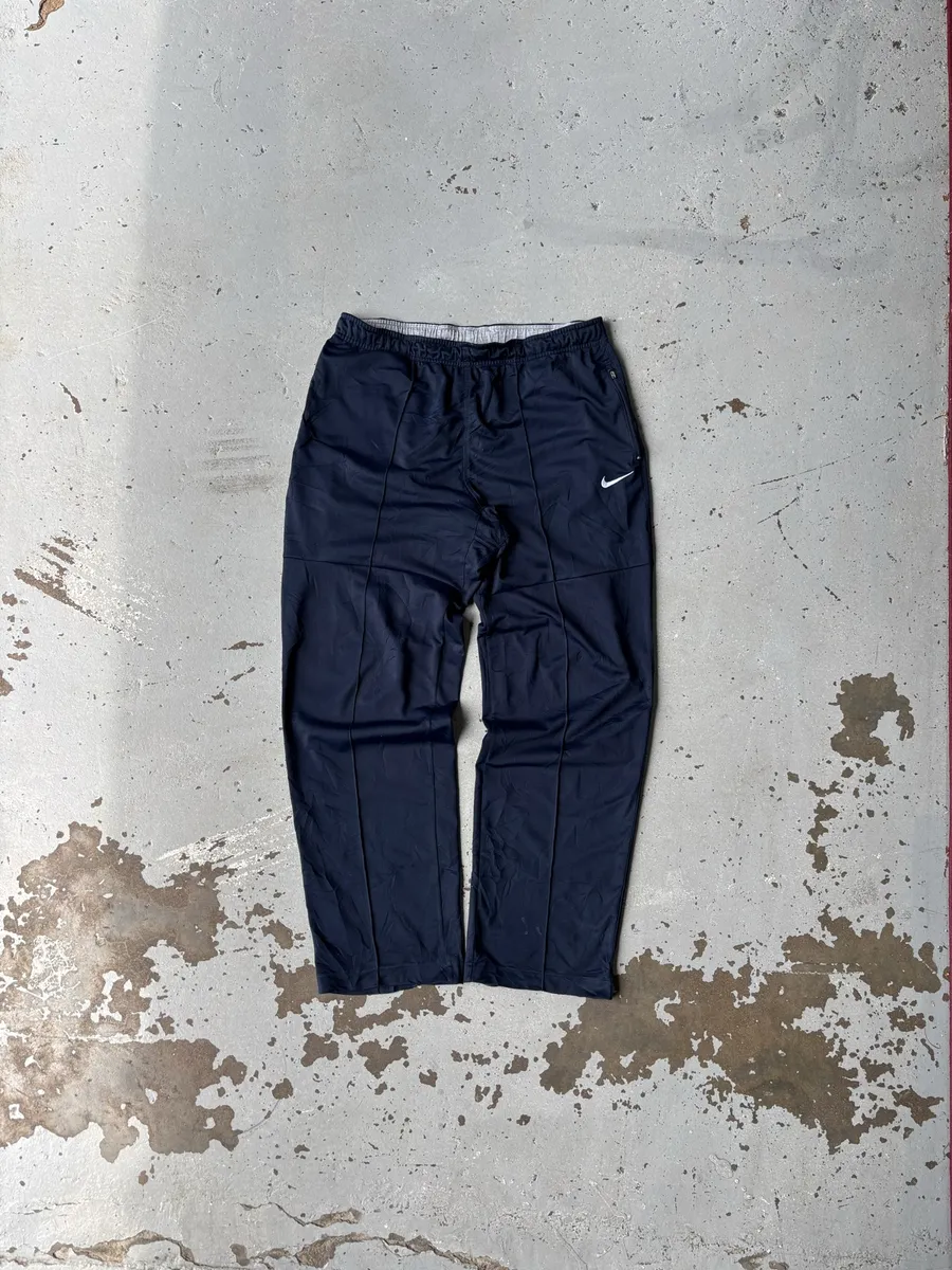 Navy Blue Nike Track Pants - Large