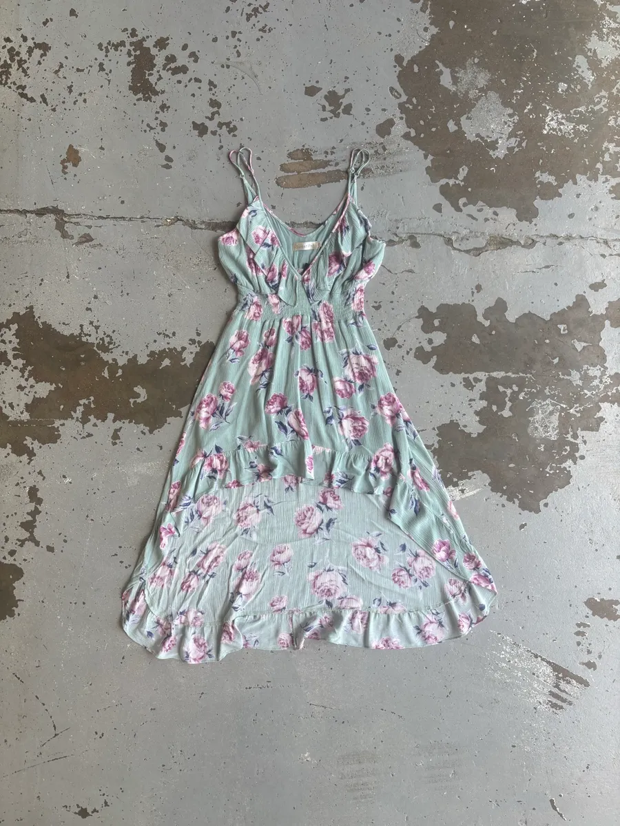 Mint-Green Sweet Pot Camisole Dress - 12